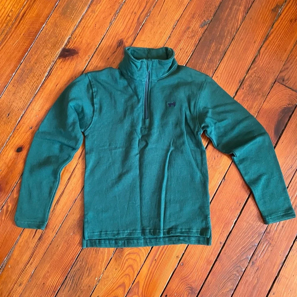 Jack Thomas Hunter Green 1/4 Quarter Zip Pull Over Size 5 NWT